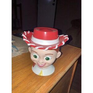TOY STORY Jessie Cowgirl DISNEY on Ice Plastic CUP Mug Flip Lid